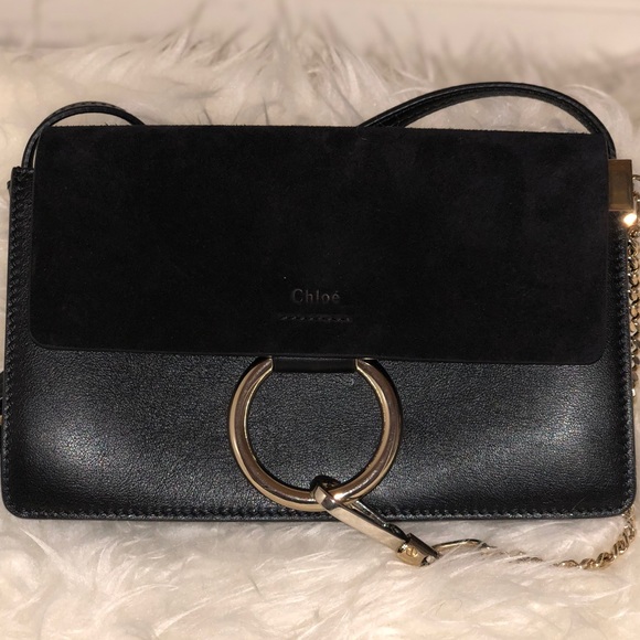 Chloe Handbags - Chloé Faye Small Leather Shoulder Bag